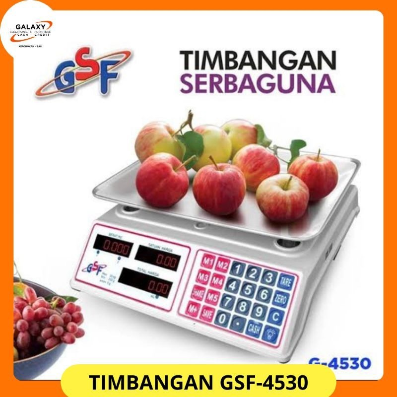 Timbangan Digital GSF Timbangan Buah Timbangan Serbaguna G-4530 30KG