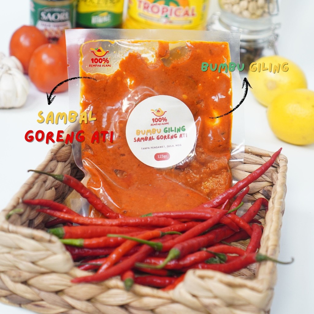 

LADALOKA Bumbu Uleg Sambal Goreng Ati Pedas 125gr dan 250gr