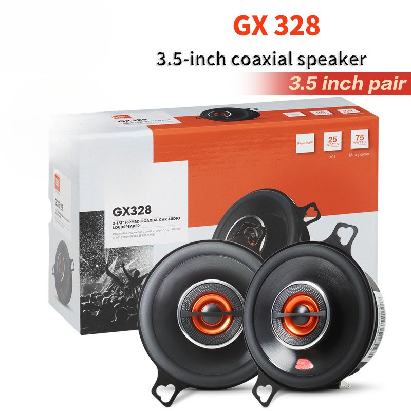 car audio speaker 3.5-inch coaxial tweeter midrange bass full-range car speaker 3.5-inch pair GX328