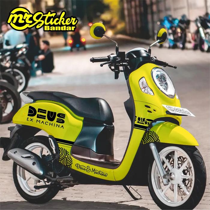 Decal Scoopy full body Dekal Sticker New Fi karbu stylish sporty ban donat Baru 2021 2022 2023 PREST