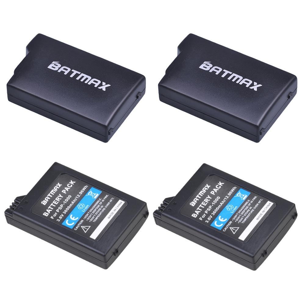 Batmax 3600mAh PSP1000 Bateria PSP-1000 Battery For Sony PSP1000 (1001,1002,1003,1004,1005,1006) Pla
