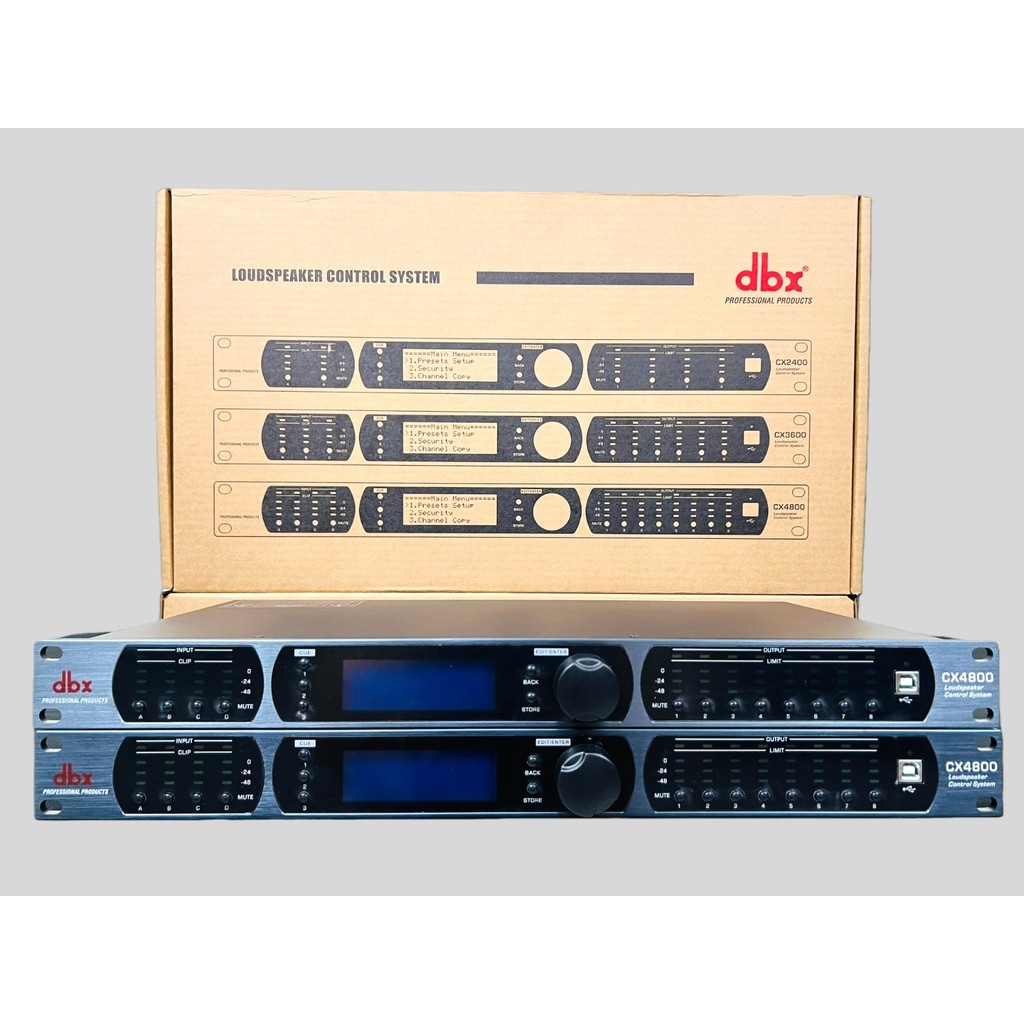 SPEAKER MANAGEMENT CX4800 4 INPUT 8 OUTPUT CX 4800 dbx cx4800