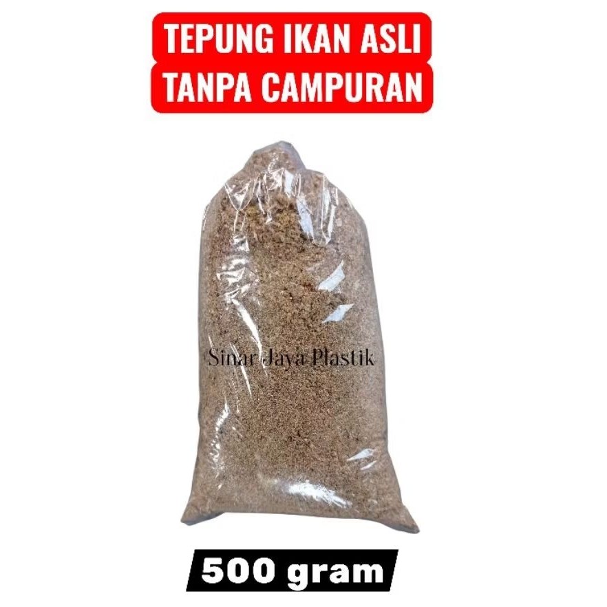 TEPUNG IKAN TINGGI PROTEIN / PAKAN ALTERNATIF AYAM UNGGAS IKAN Lae/ KEMASAN 500 GRAM