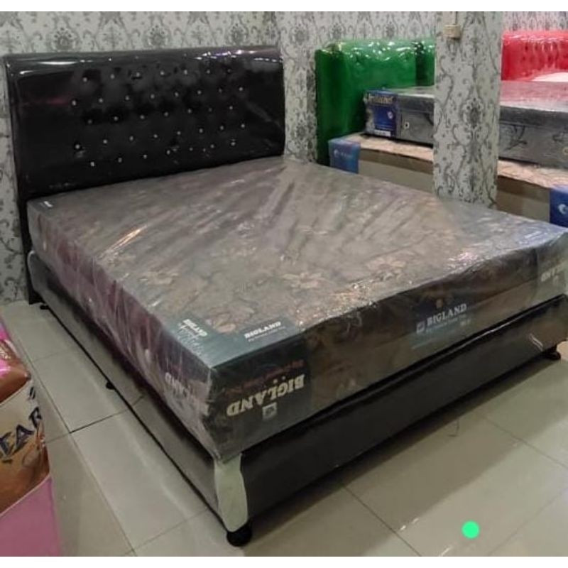 PROMO SPESIAL Kasur Set Springbed Bigland Uk 180x200