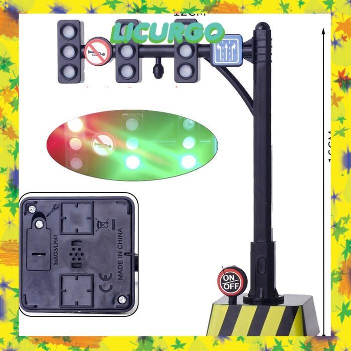Mainan lampu lalu lintas , lampu traffic , lampu merah  mainan edukasi anak - Bentuk  " L "