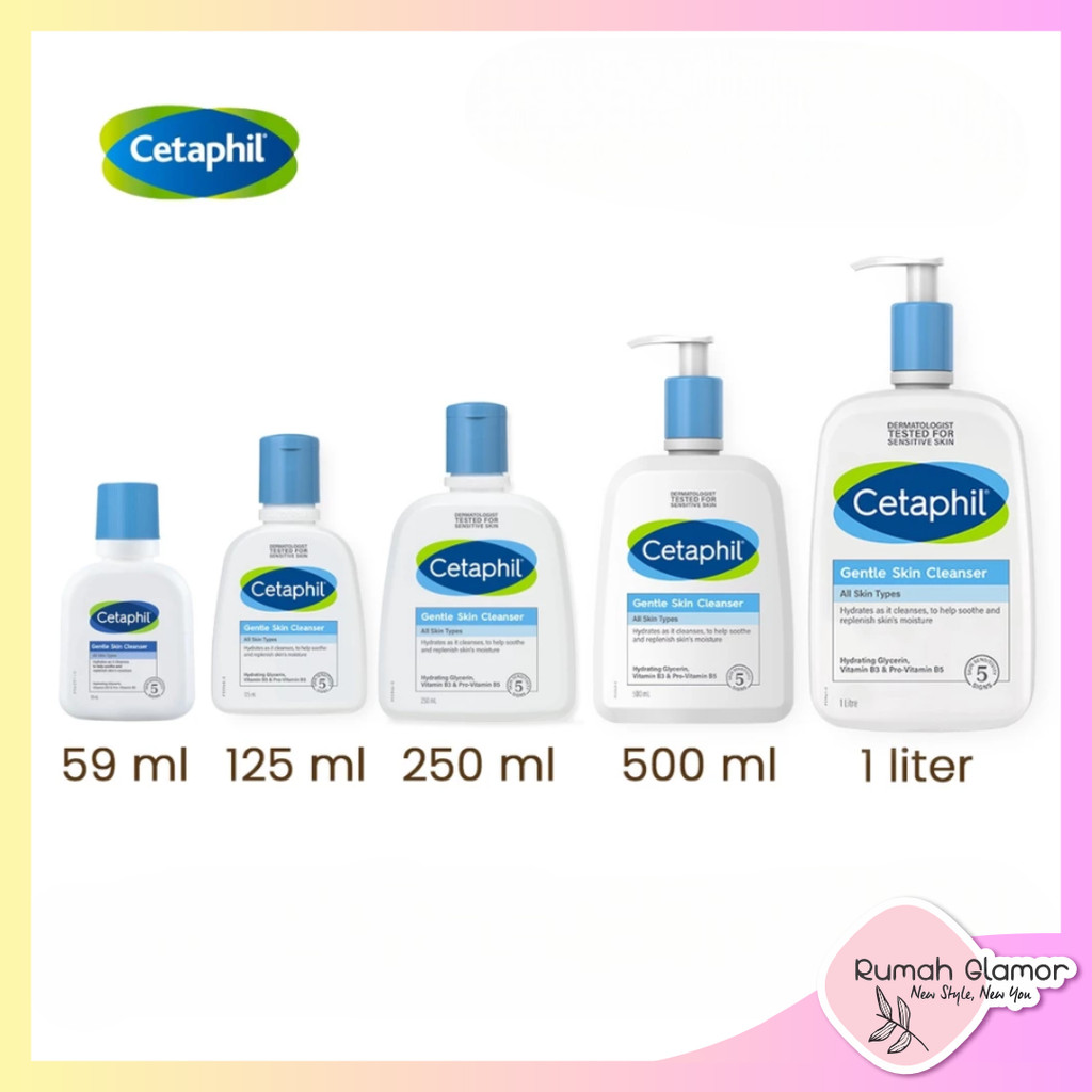 CETAPHIL Gentle Skin Cleanser Series - Skincare Perawatan Wajah Pembersih Wajah Face Cleanser Sabun 