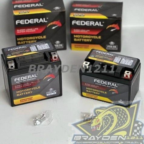 RIZQIJAYA  AKI MOTOR GS ASTRA NMAX CBR 150 SATRIA FU 150 SONIC 150 R GSMF-GTZ-7S FEDERAL