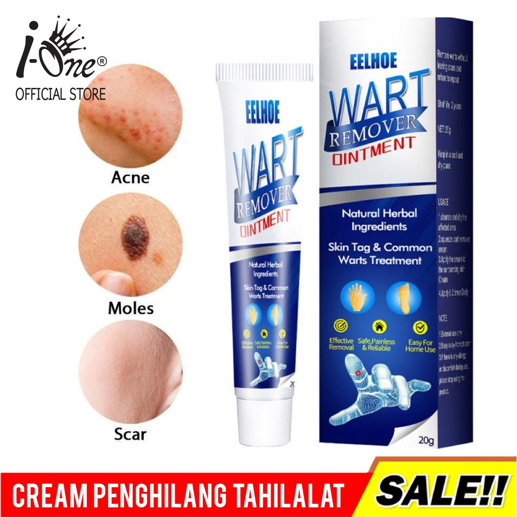 EELHOE WART REMOVER CREAM HERBAL NATURAL AMPUH MENGHILANGKAN KUTIL DAN TAHI LALAT Best Seller