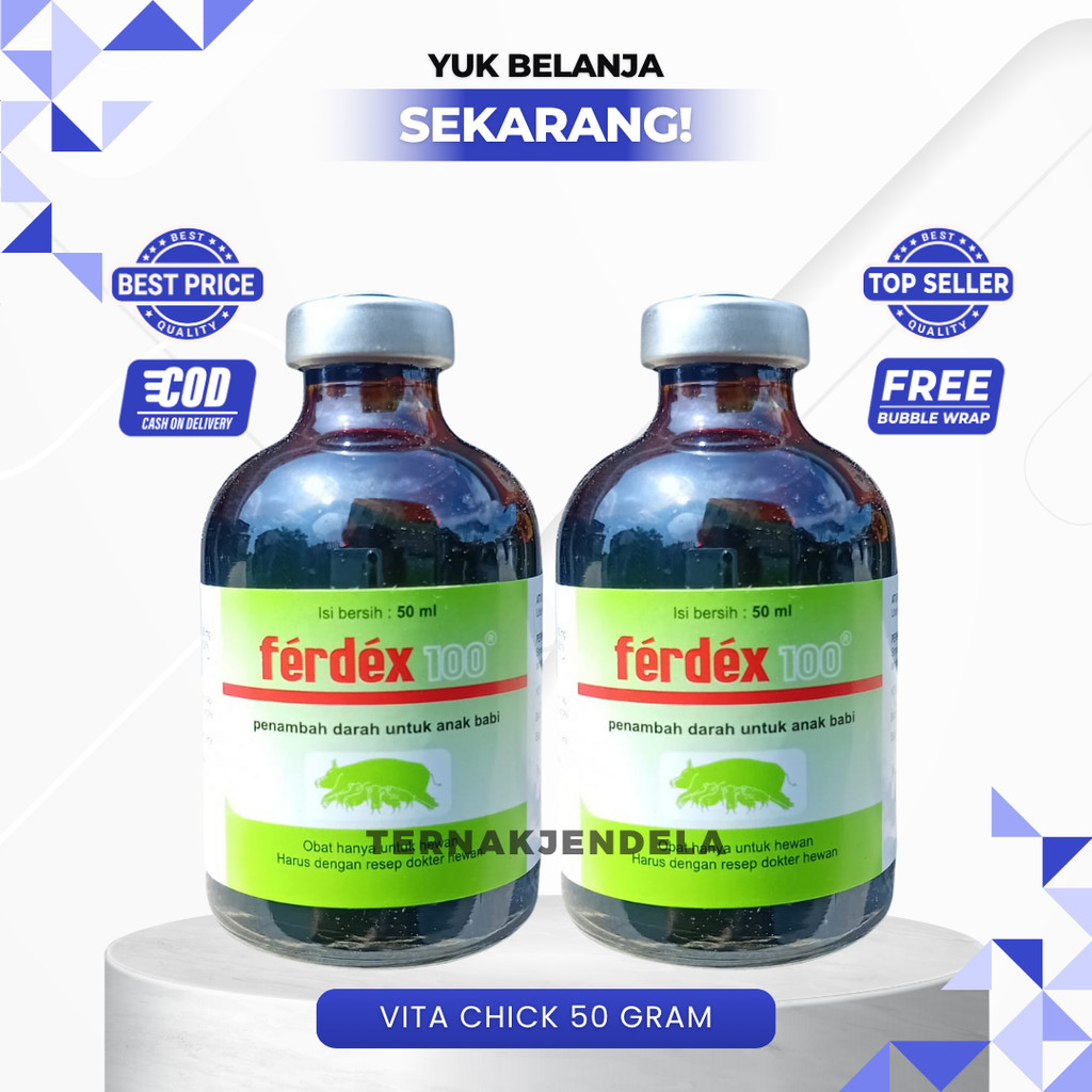 FERDEX 50 ML - Penambah darah pada babi