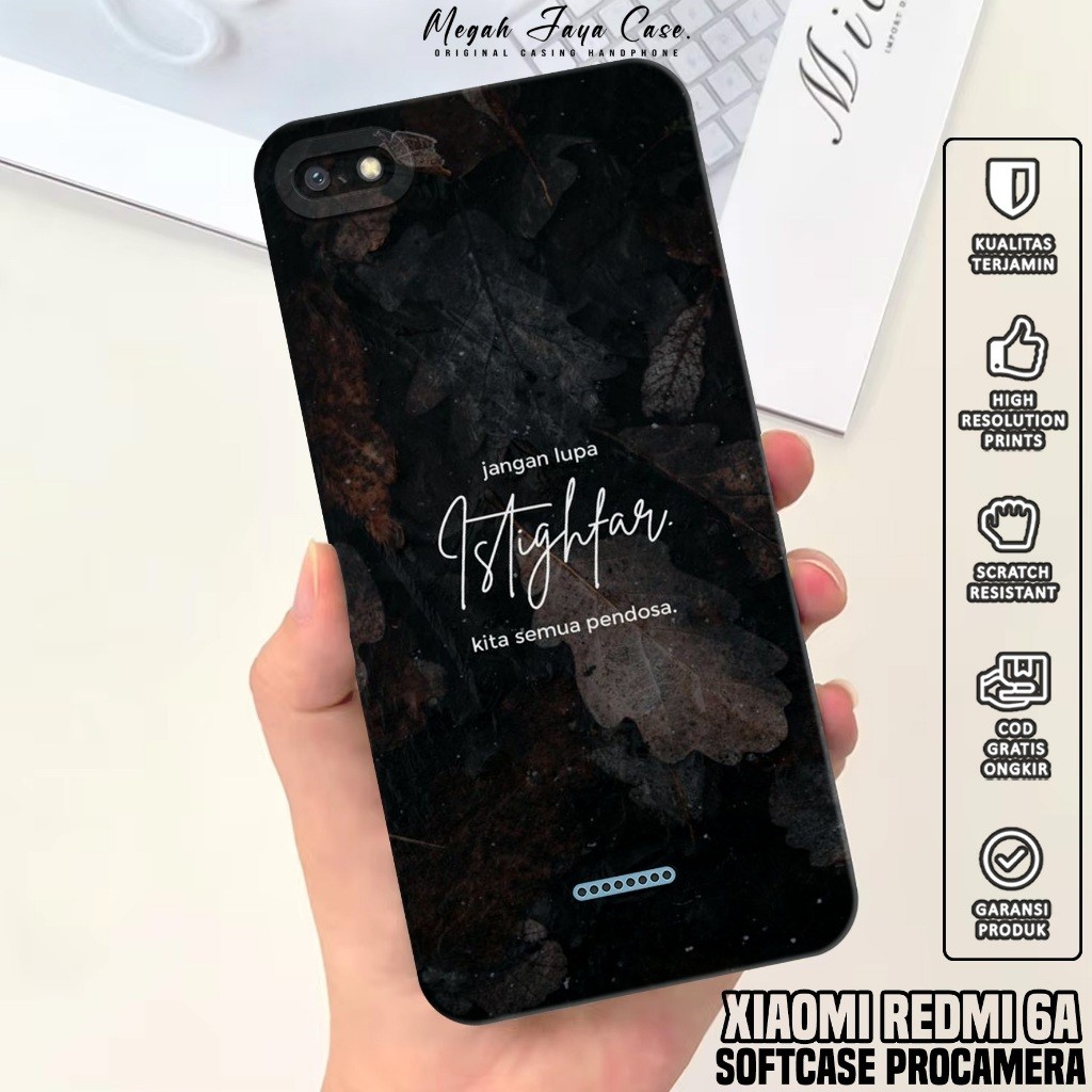 Case Hp Xiaomi Redmi 6A - Softcase Xiaomi Redmi 6A Motif QUOTES - Casing Hp Xiaomi Redmi 6A - Siliko