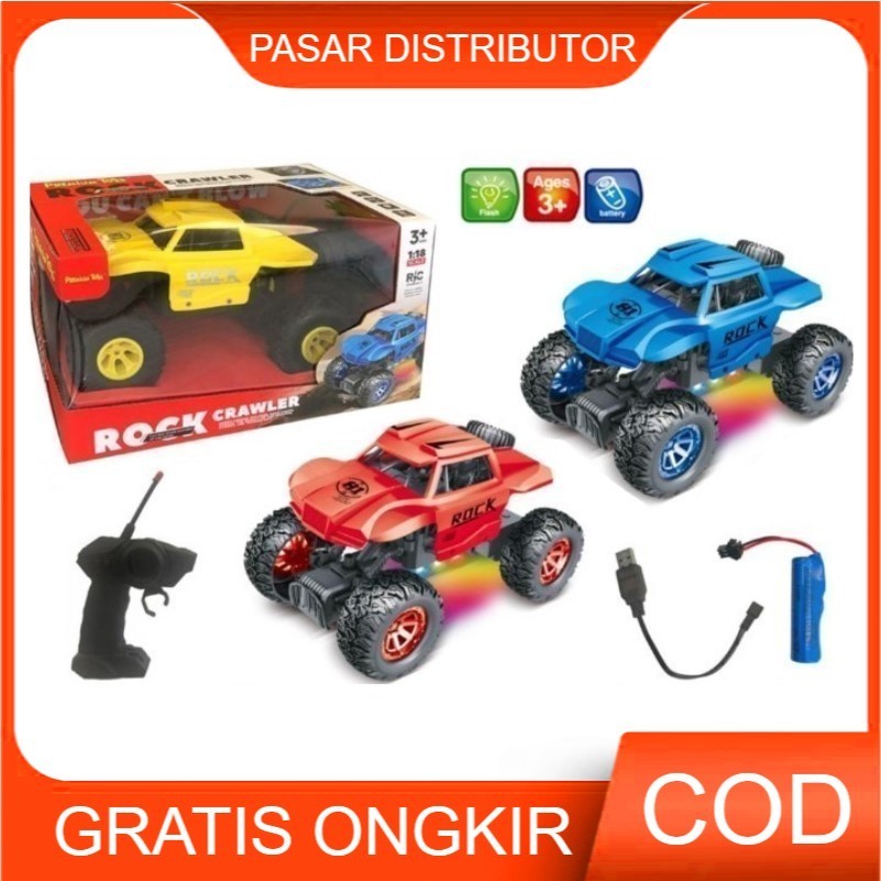 Pasar Distributor RC ROCK 4X4 CRAWLER 17835 Mobil Remote Control Rock Crawler Offroad Battle Anak