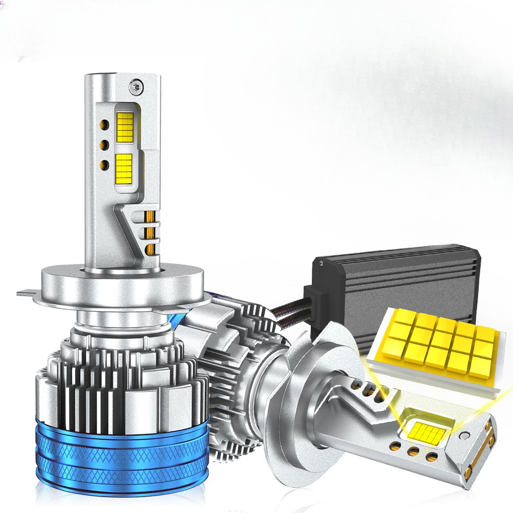 ACTVTCA 300W LED Headlight 6000K 30000LM H4 Hi-Lo Beam Lamp Combo Beam H1 H7 H11 9005 9006 Car Turbo