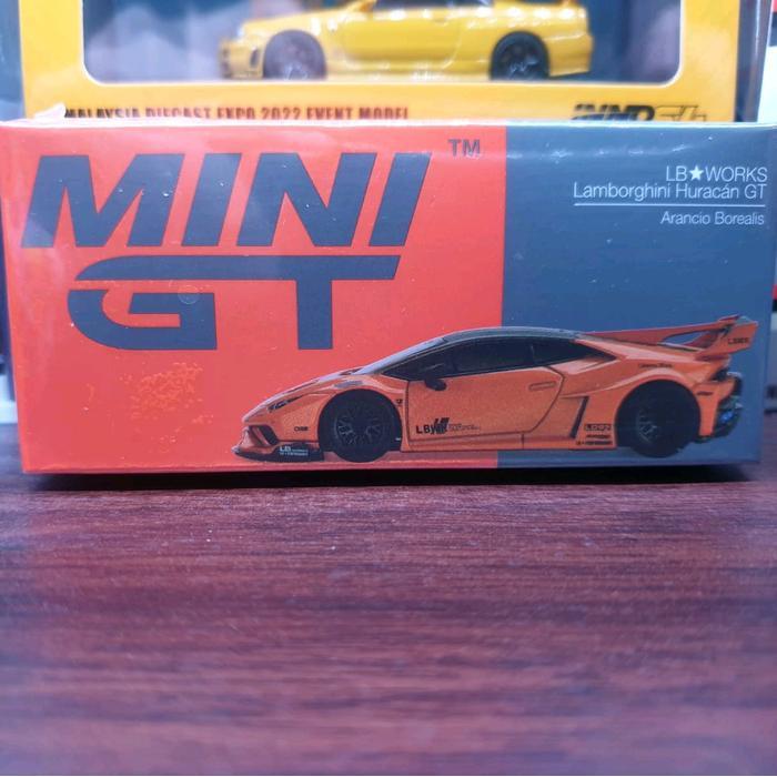 Mini GT Minigt MGT 355 LBWK Lamborghini Huracan GT Arancio Borealis Orange BEST