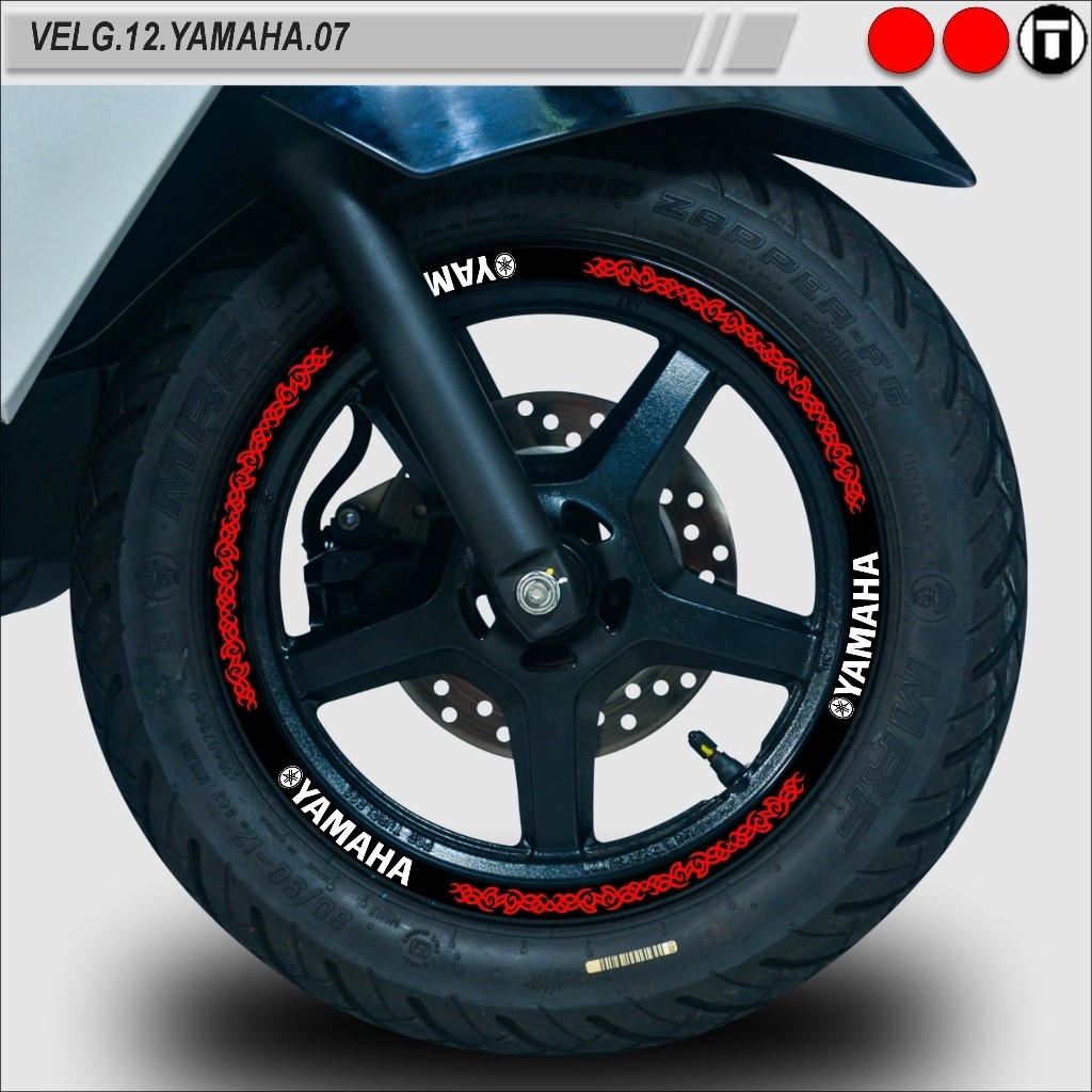 STICKER VARIASI VELG MOTOR SEMUA TYPE RING 12 YAMAHA VELG.12.YAMAHA.07