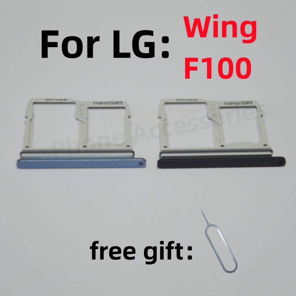 SIM Card SD Card Tray chip slot drawer card Holder For LG Wing F100 LM-F100TM/EM/w/N drawer chip SIM