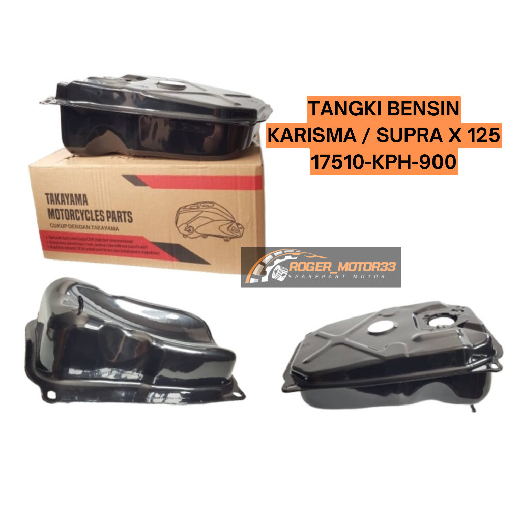 PROMO TANGKI BENSIN KARISMA SUPRA X 125 17510-KPH-900 MERK TAKAYAMA BAHAN TEBAL MIRIP ORIGINAL