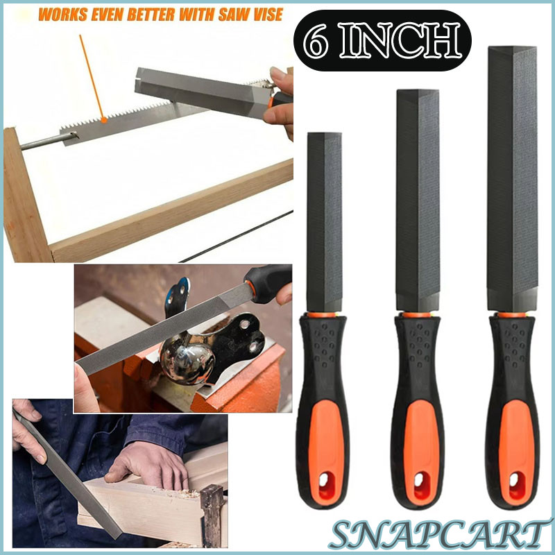 Kikir Gergaji Flat Besar File 6 Inch Multifungsi/Kikir Gergaji Flat Besar File 6Inch/Alat Tangan Tuk