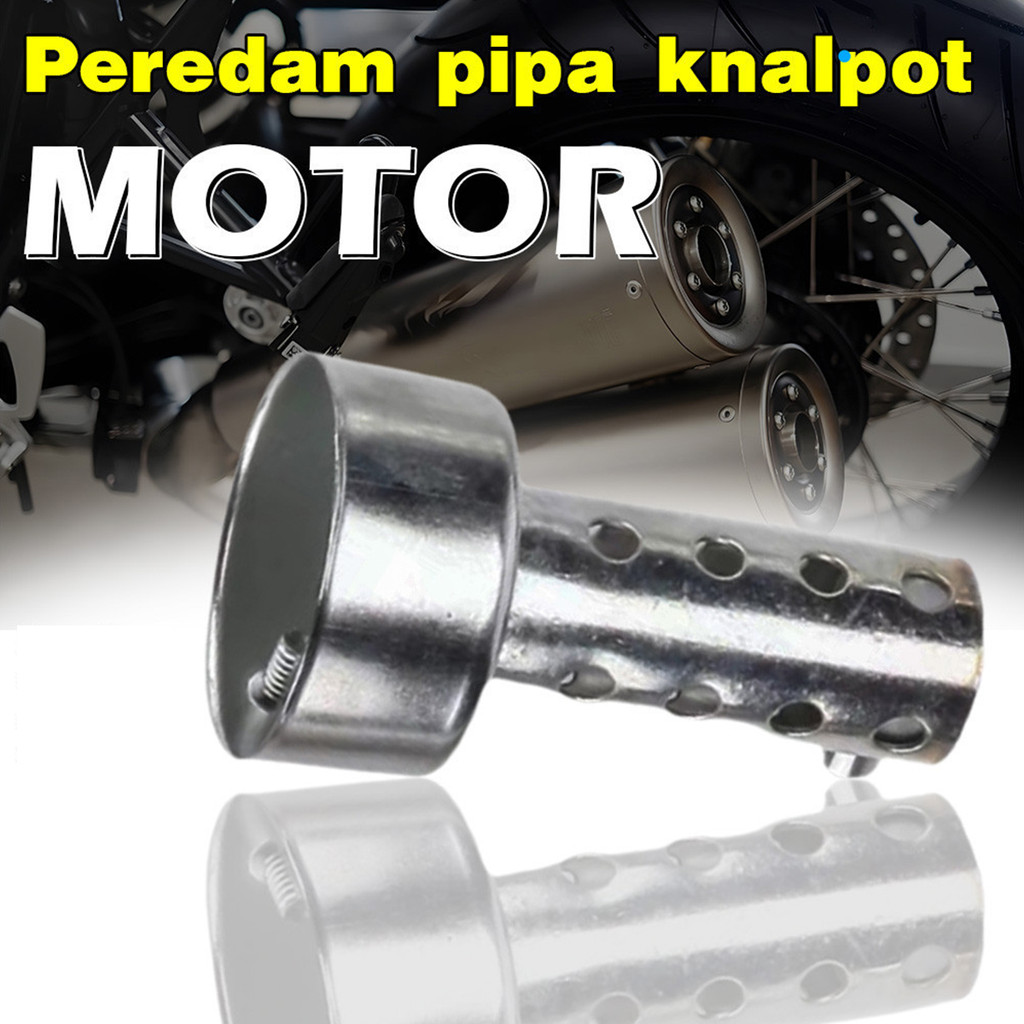 35/48MM perubah suara knalpot motor Dapat dilepas peredam suara knalpot Mengurangi kebisingan yang d