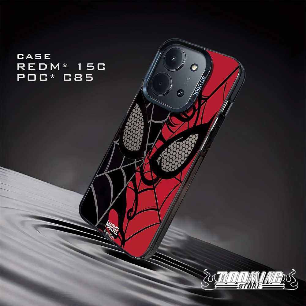 Case REDMI 15C POCO C85 Casing REDMI POCO Premium Matte Hard Casing - Case IMD - Case Hologram Motif