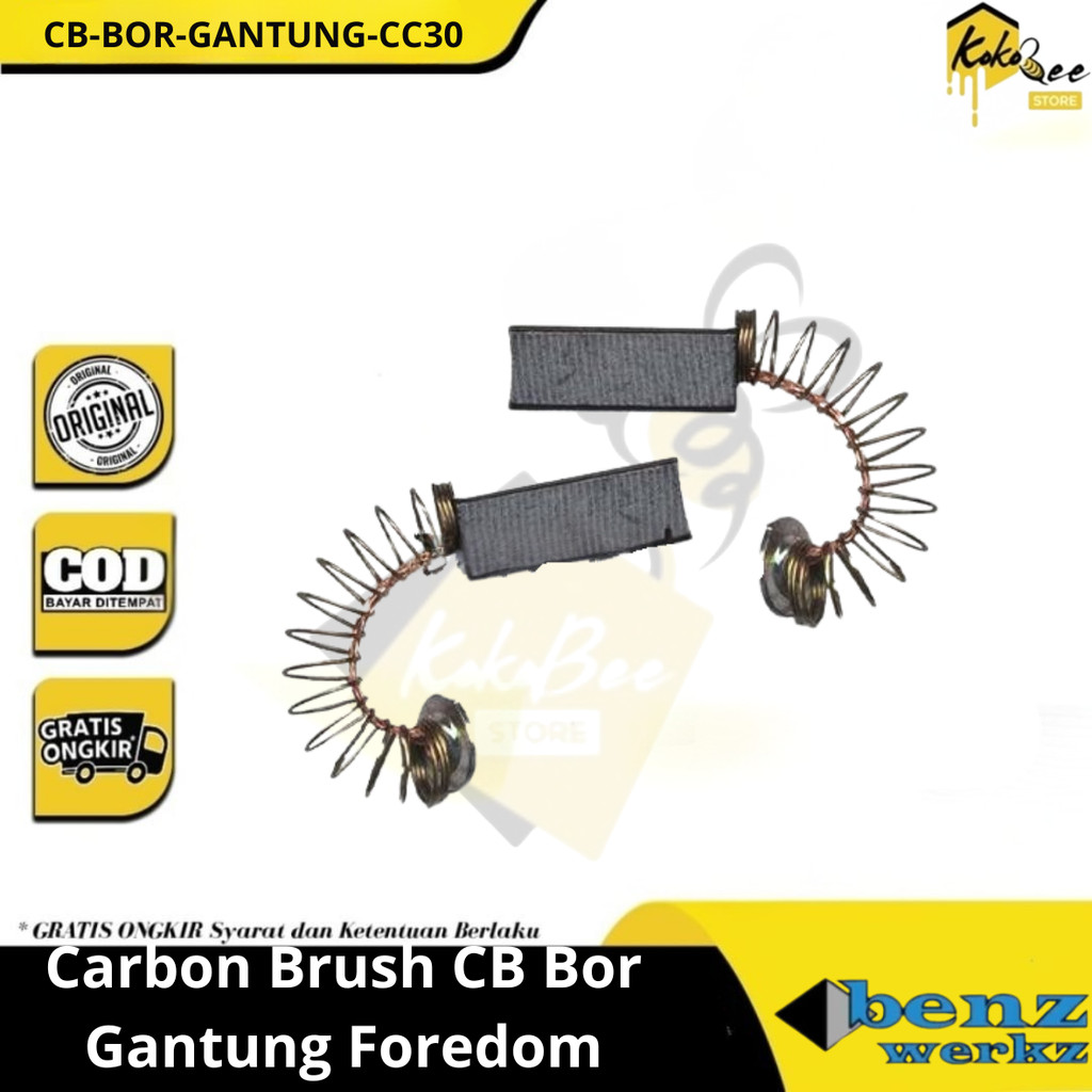 Carbon Brush CB Bor Gantung Foredom / Spul Arang untuk Foredom SR CC30