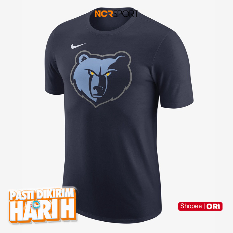 NCR SPORT Baju Basket Nike memphis grizzlies essential tee college navy Original FJ0245-419