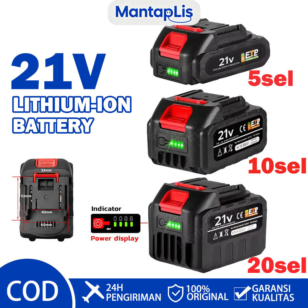 MT-21V 5-20sel  Lithium Battery High Capacity Bor Baterai Makita For Lithium Tools Batre Impact Bate