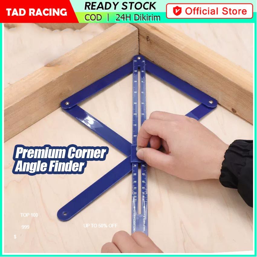 Protractor Angle Finder Penggaris Siku penggaris busur sudut Perlengkapan Tukang Kayu
