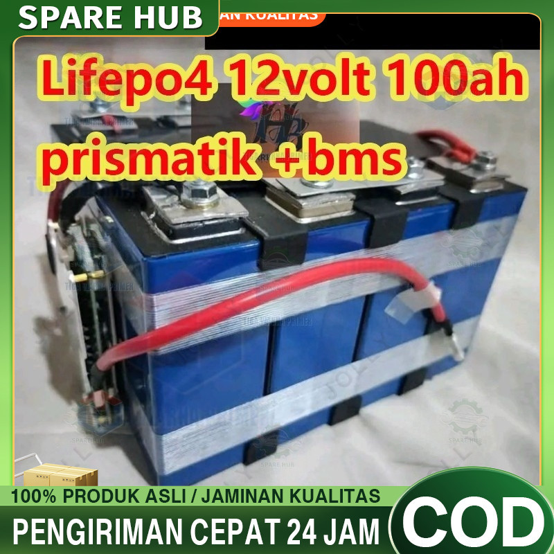 120AH/100AH Lifepo4 Cod 100% Baterai Baru 2026 CATL/BYD Battery Lifepo4 12v 120AH/100AH Battery Life