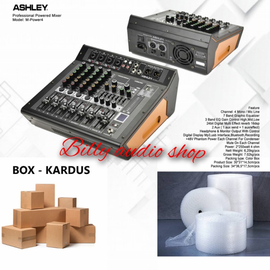 Power Mixer Ashley M POWER 4 / Mixer Power Ashley M POWER 4