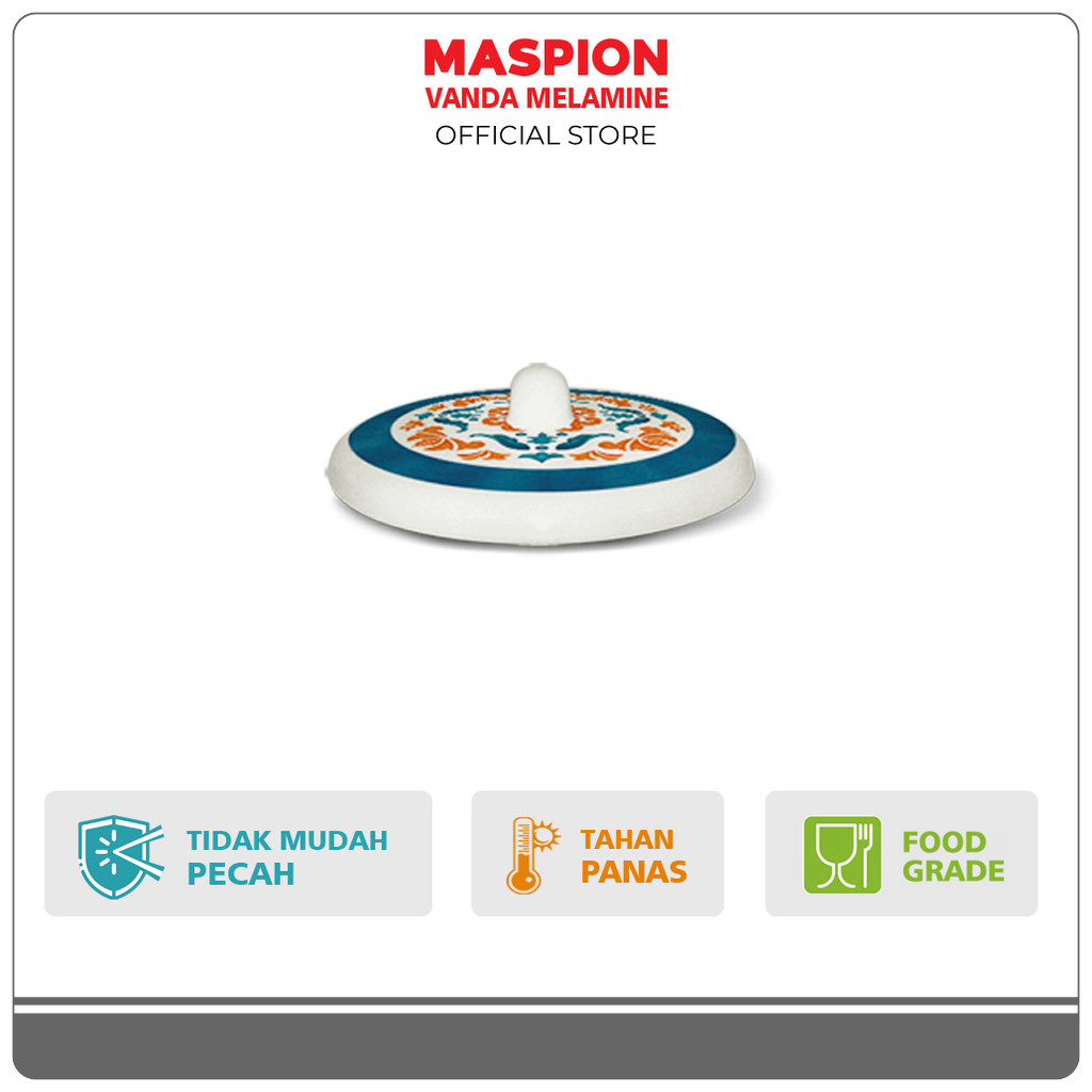 Maspion Vanda Melamin Tutup Gelas Turkish Blue