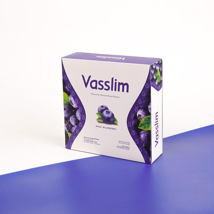 Vasslim Fiber Drink Diet Pelangsing Badan Perut Buncit Wanita Bpom - BELI 1 BOX