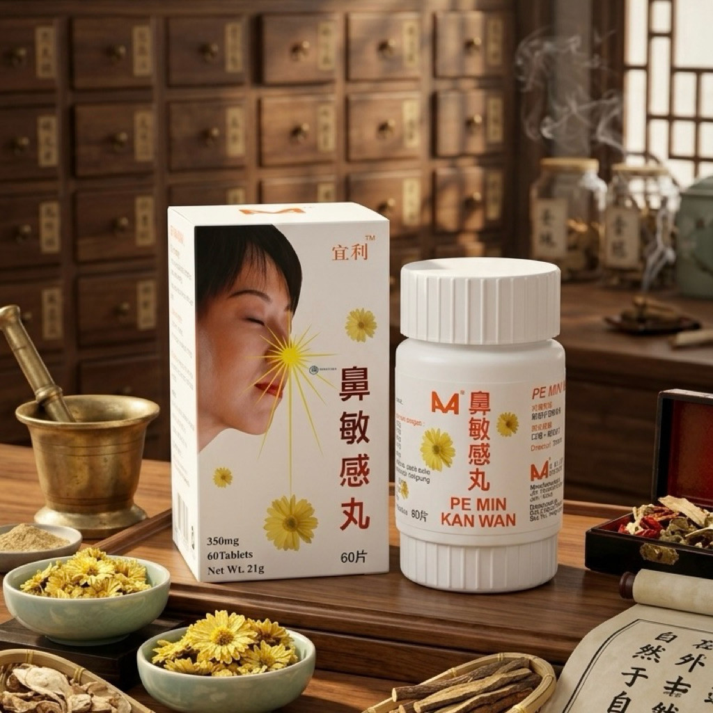 Obat Herbal Cina Sinusitis, Sinus, Alergi Hidung, Flu, Pilek Original - Black Castel