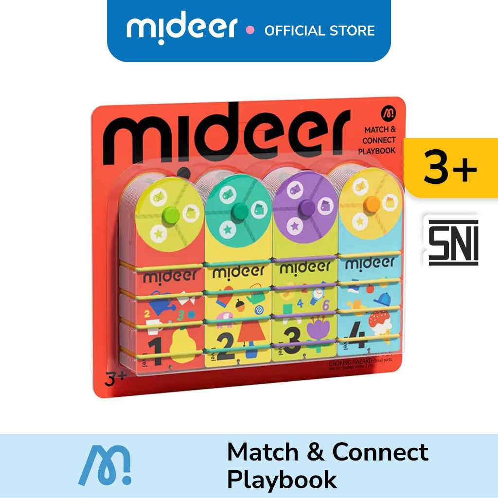 TOFA.ID Mideer - Match & Connect Playbook | Mainan Edukasi Anak 3+ Tahun