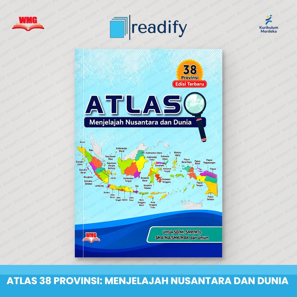 Buku ATLAS Menjelajah Nusantara dan Dunia