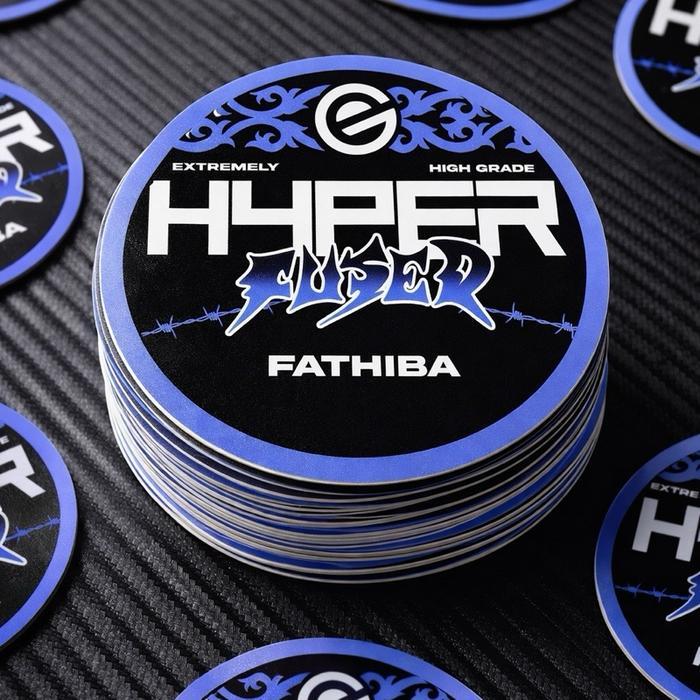 STICKER BIRU GARILO HYPER