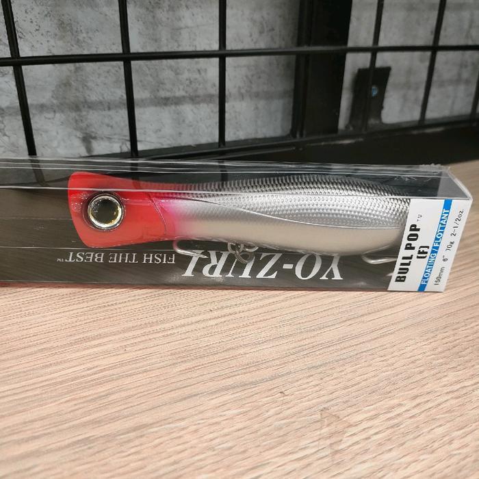 Lure YO-ZURI Bull Pop R1154 150mm 70g Floating Popper - CRH