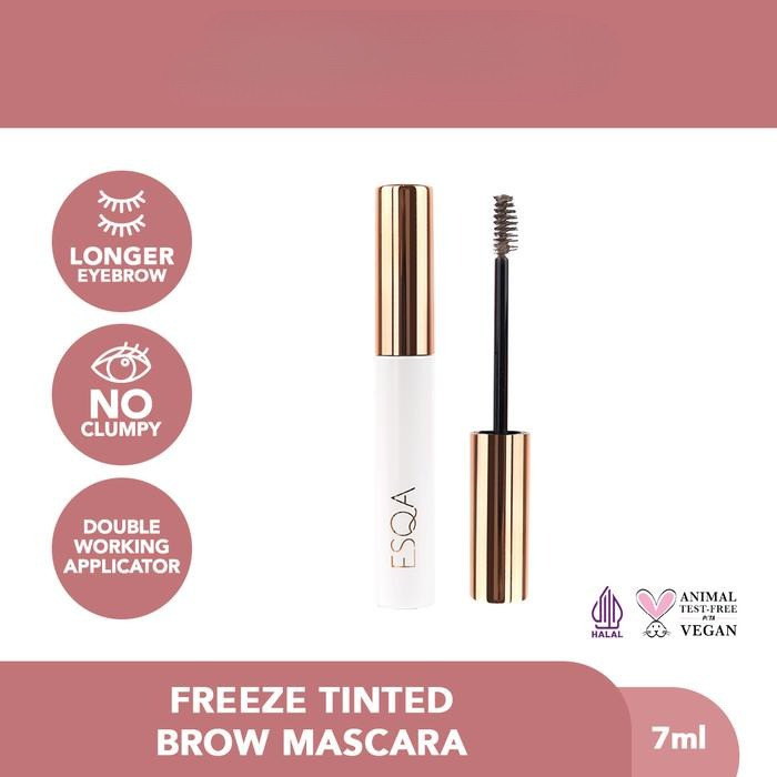 ESQA FREEZE Brow Mascara (5 Shades) - Ash Brown