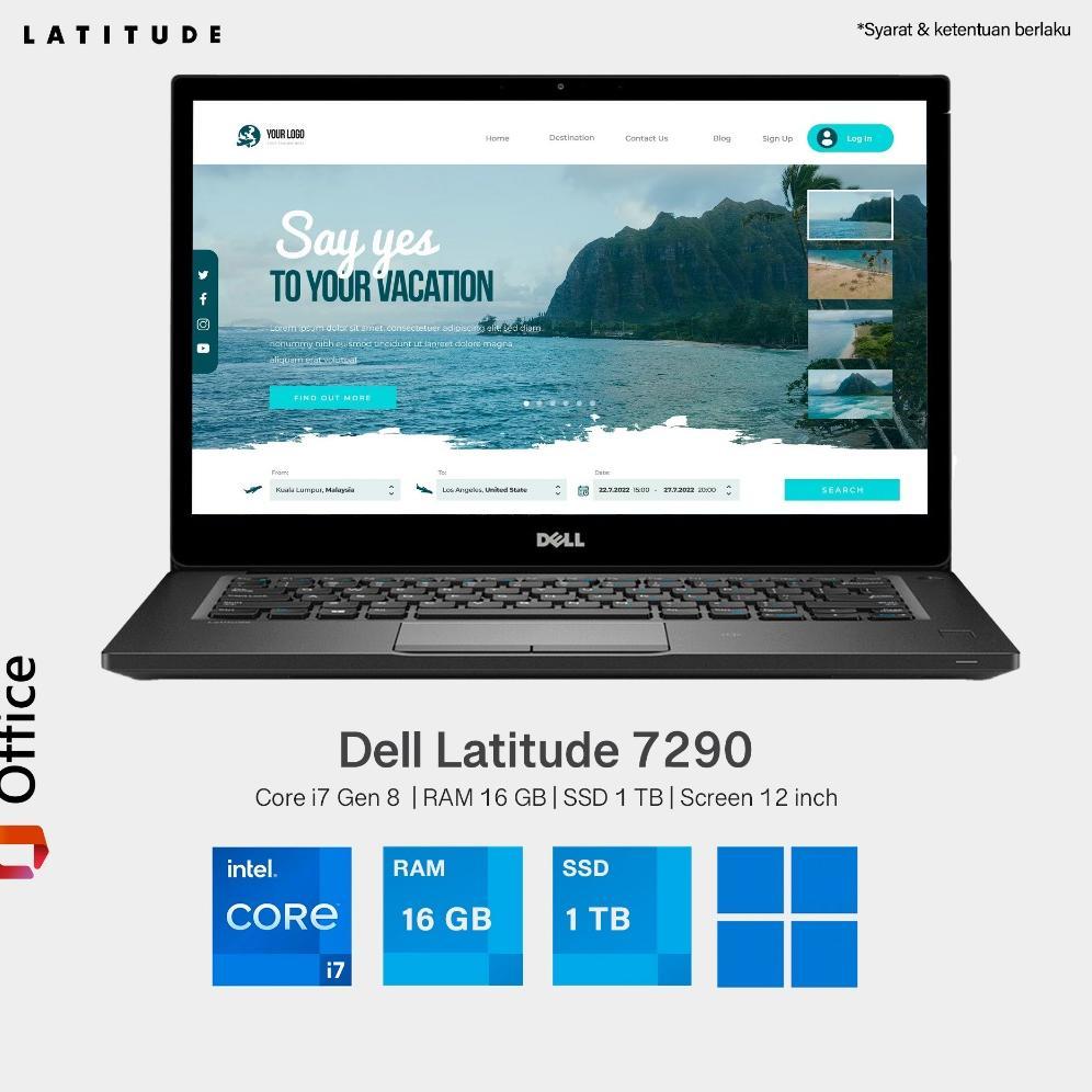 Laptop Ringan DELL 7290