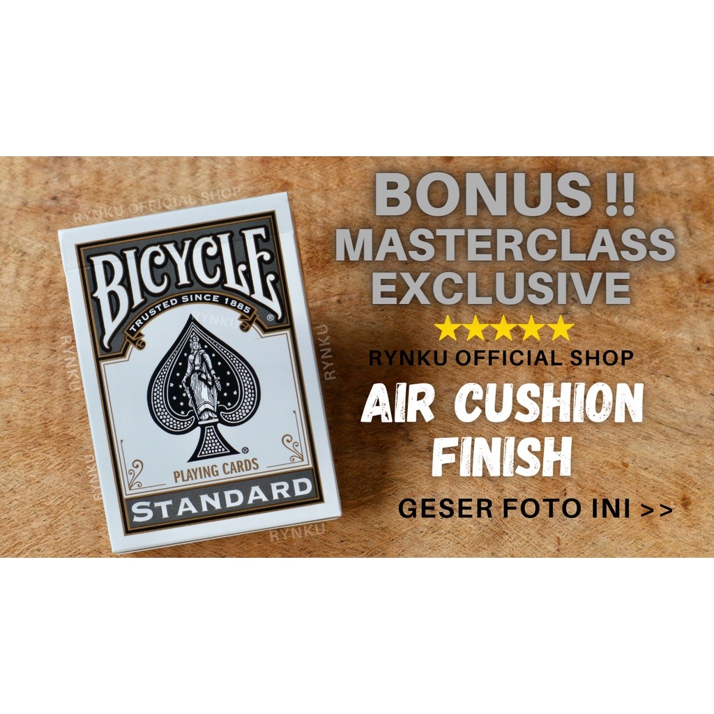 KARTU REMI BICYCLE STANDARD BLACK PLAYING CARD