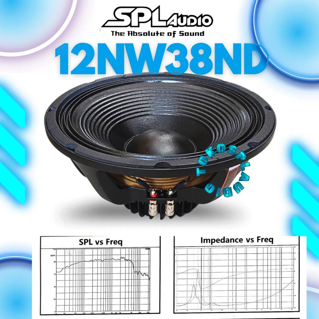 SPL Audio Neodynium Speaker 12 Inch Tipe 12NW38ND