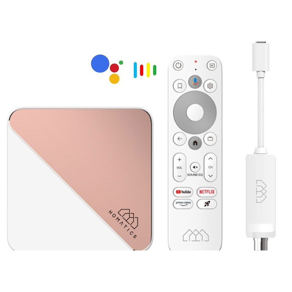 HOMATICS Box R 4K Plus TV Box AndroidTV 14  Netflix Google Certified Amlogic S905X4 4G32G Support DT