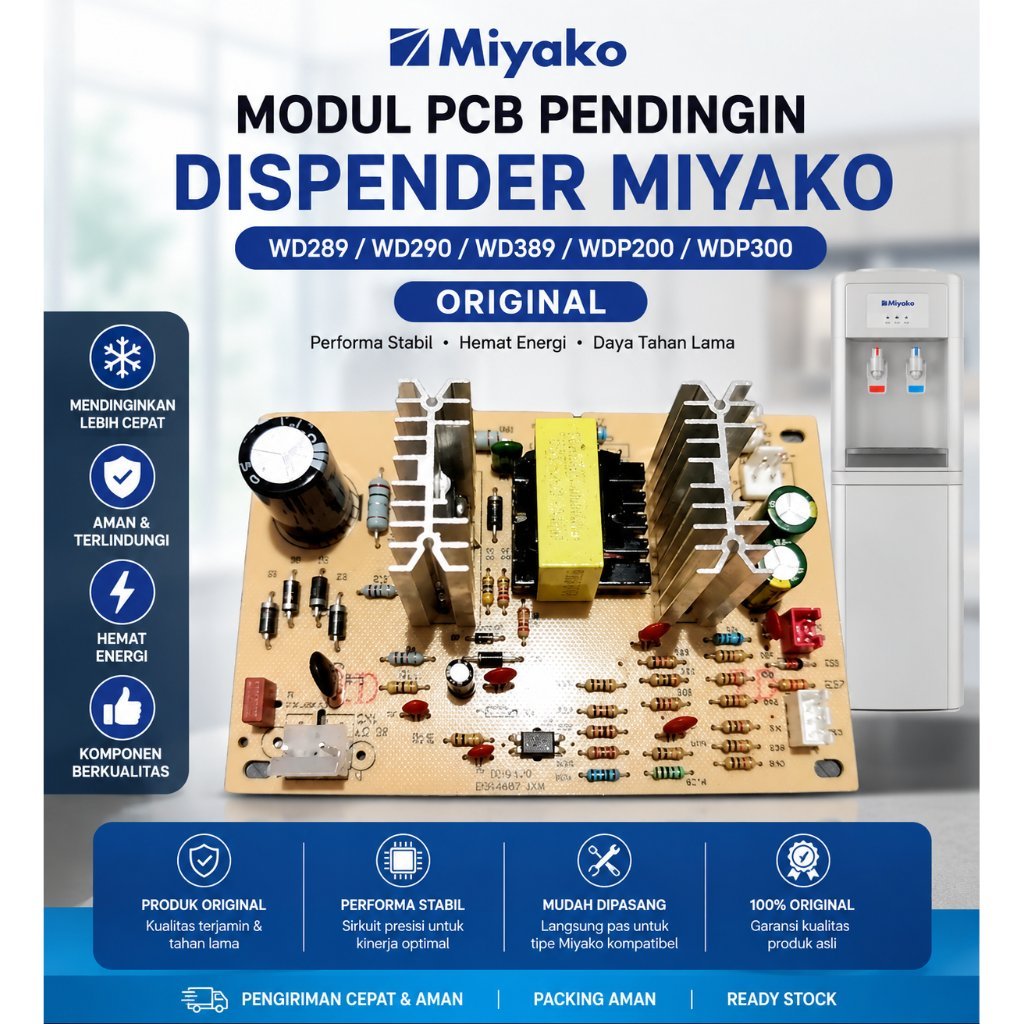 MODUL PCB PENDINGIN DISPENDER MIYAKO WD289 / WD290 /WD389 / WDP200 /WDP300/ ORIGINAL