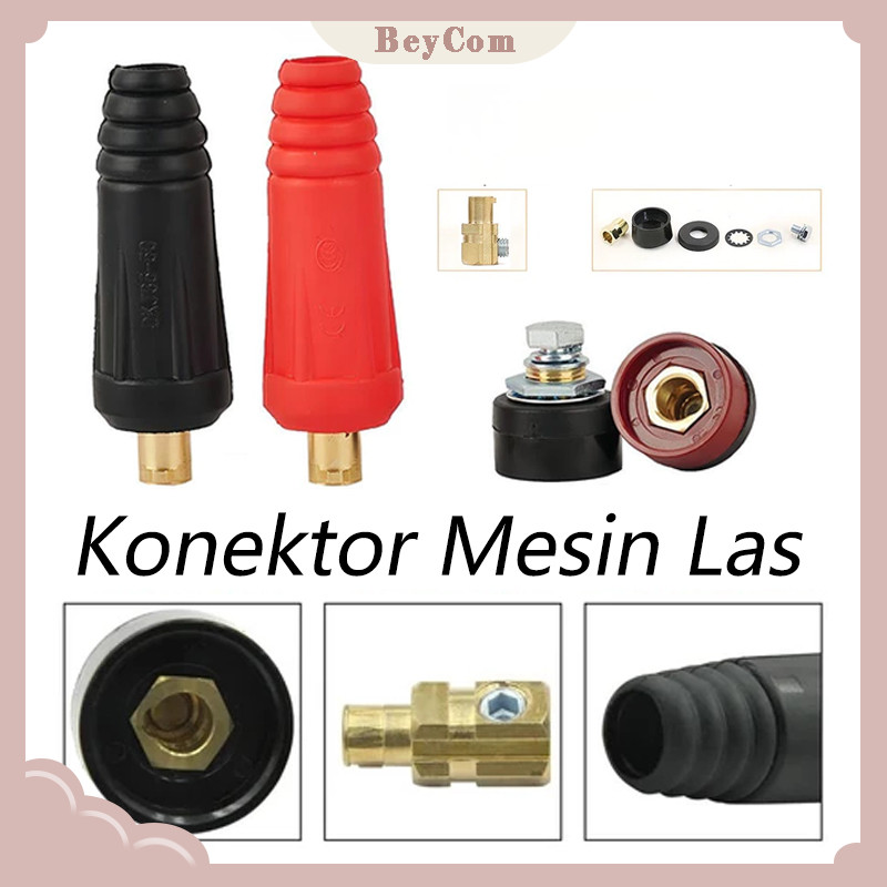 Konektor Kabel Mesin Las Male Female / Soket Sambungan Kabel Las / Cable Connector Welding