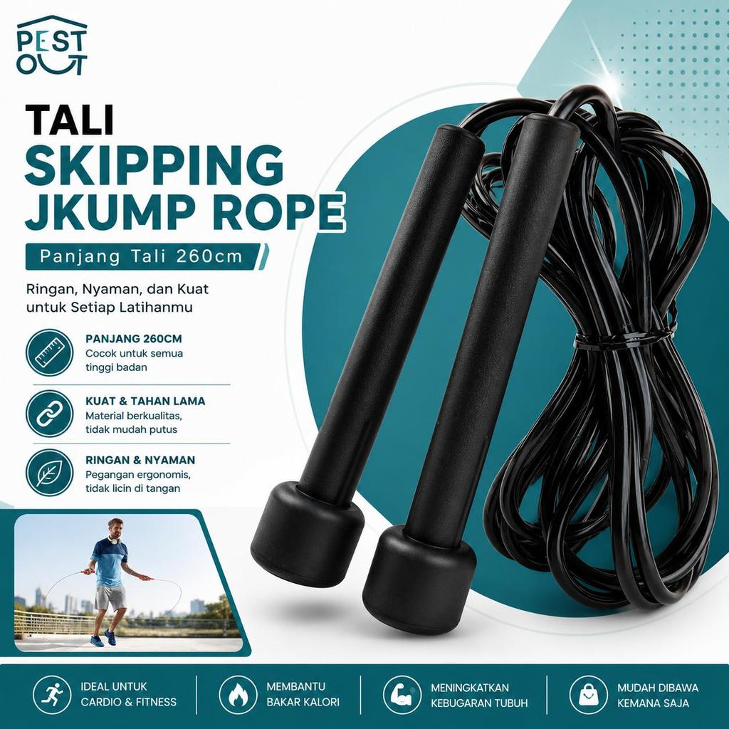 Skiping Olahraga Lompat Tali Skipping Rope Skipping Jump Tali Skipping Olahraga