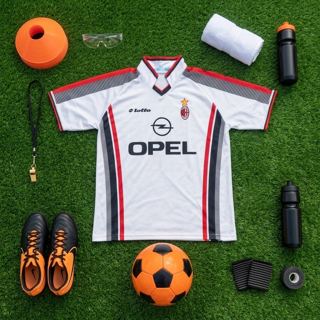 Jersey Full Printing Milan 1997 away Gratis Custom Patch dan Nameset