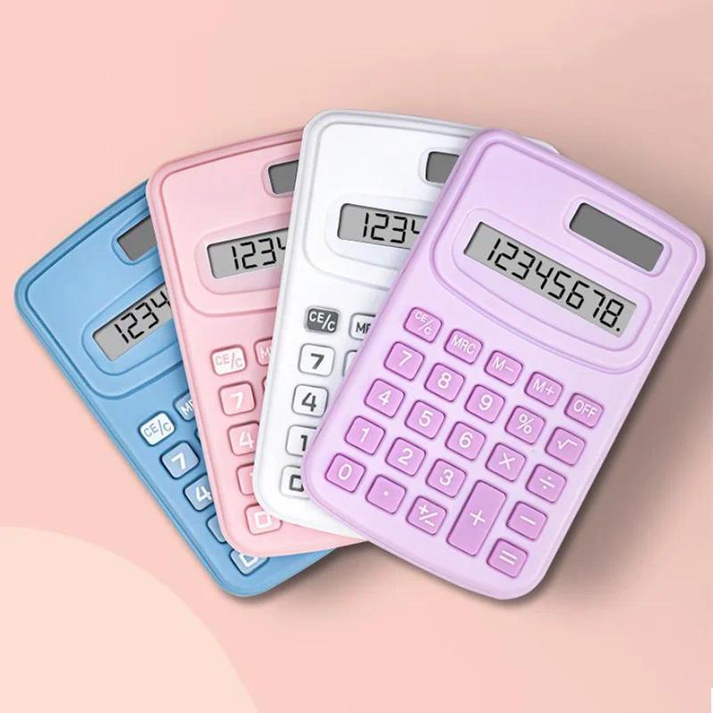 Solar Scientific Calculator Small Desktop Mini Calculators Large splay Cute Calculator Learning Auxi