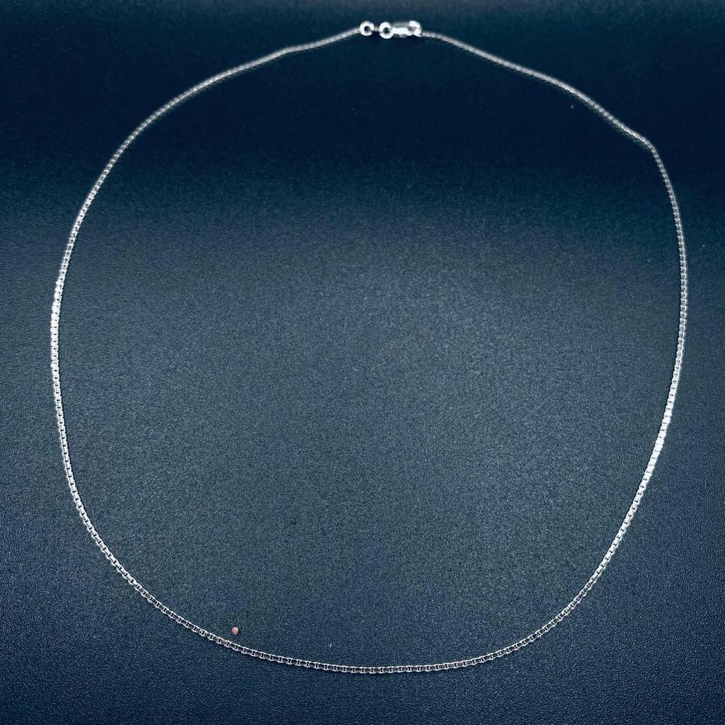 Kalung Perak s925 Model Italy Polos 1,5mm