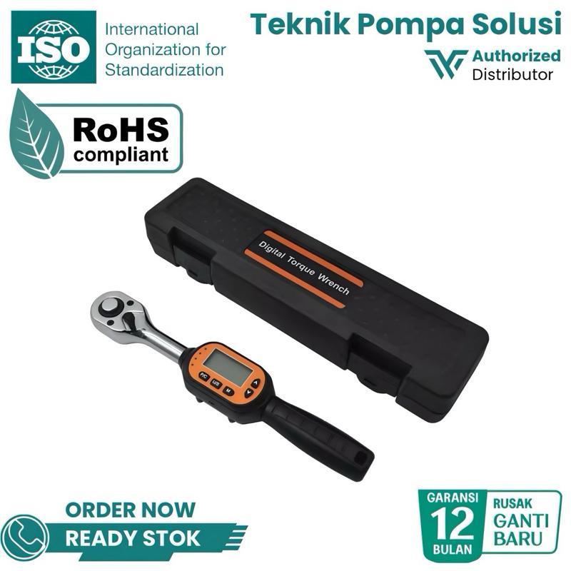 Kunci Torsi Momen Digital Aliyiqi AWM-100 Kunci Torsi Digital 1/2 Inch 100Nm Motor & Mobil | Torque 