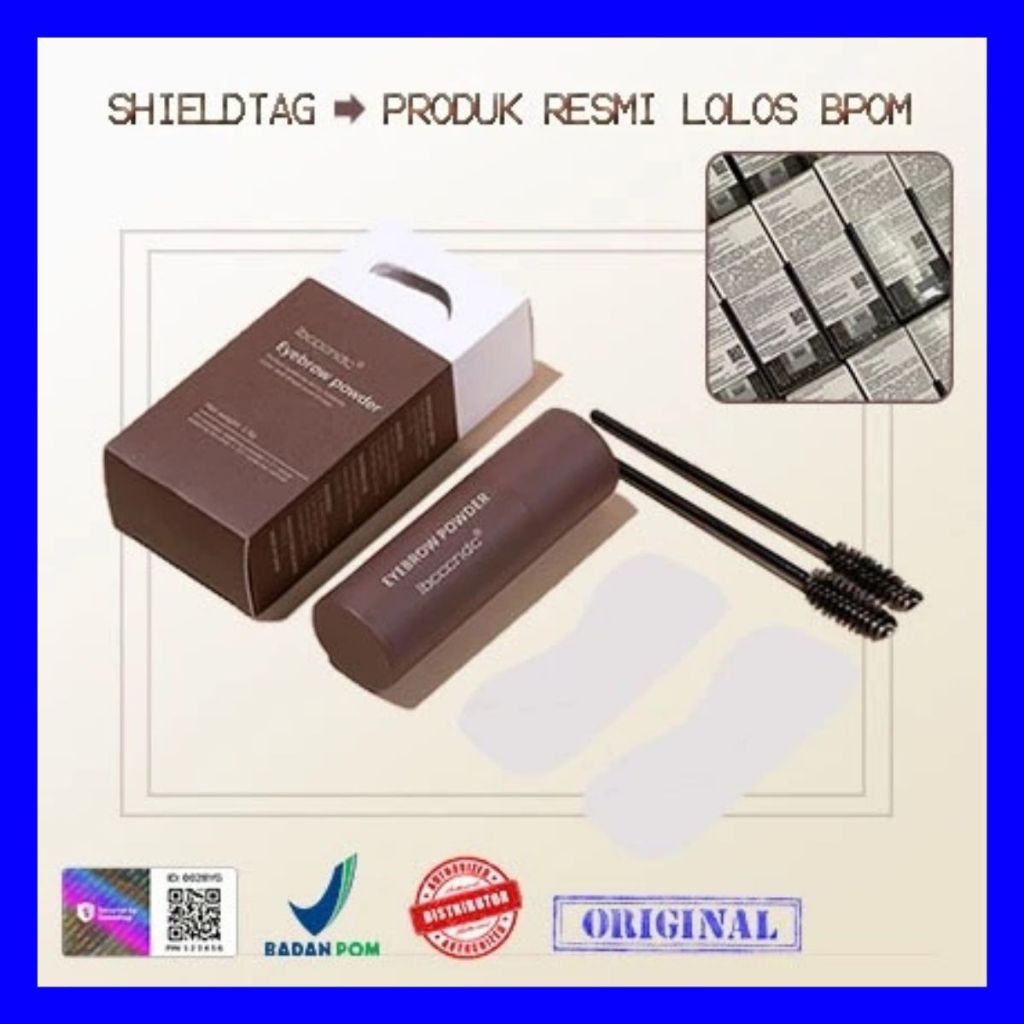 BPOM EYEBROW Stamp Powder | Powder Cetakan Alis | Stempel Alis Instan | Cetakan Alis Instan