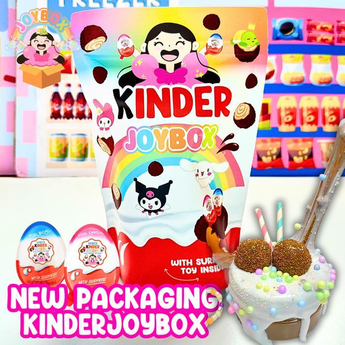 KINDER SLIME JOYBOX | Mainan Anak Wangi Coklat & Surprise Telur - KINDERJOYBOX